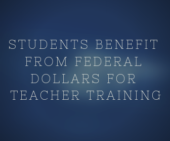Students benefit from federal dollars for teacher training - thumbnail