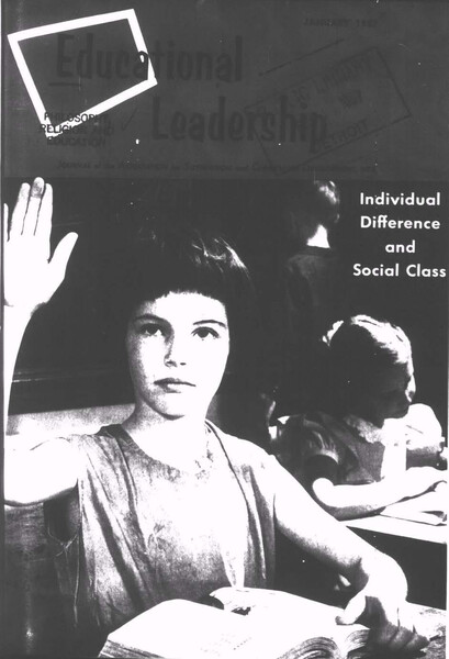 Individual Difference and Social Class Thumbnail