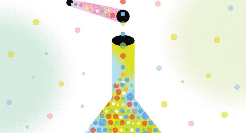 November 2021 Mielke thumbnail image: Illustration of a science beaker. 