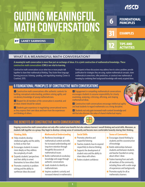 Book banner image for Guiding Meaningful Math Conversations