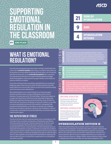 Book banner image for Supporting Emotional Regulation in the Classroom (Quick Reference Guide) - thumbnail