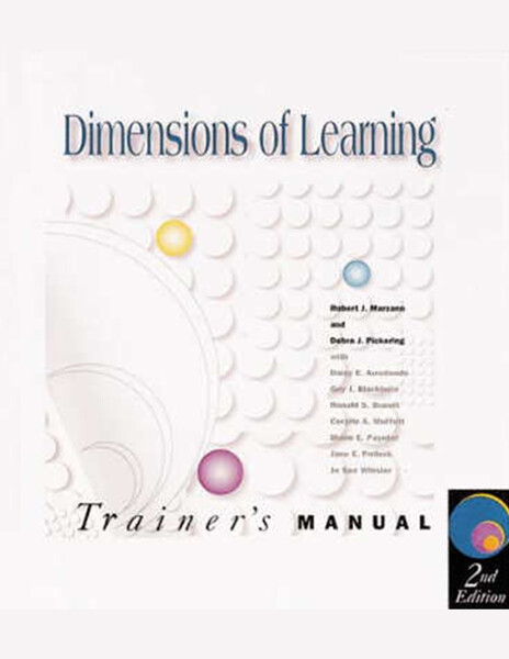 Book banner image for Dimensions of Learning Trainer's Manual, 2nd Edition