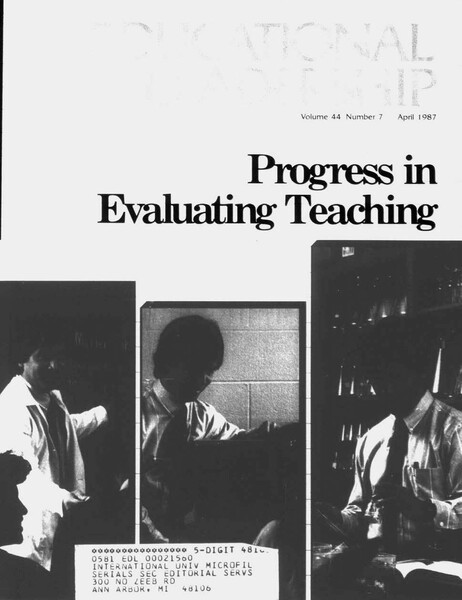 Progress in Evaluating Teaching Thumbnail